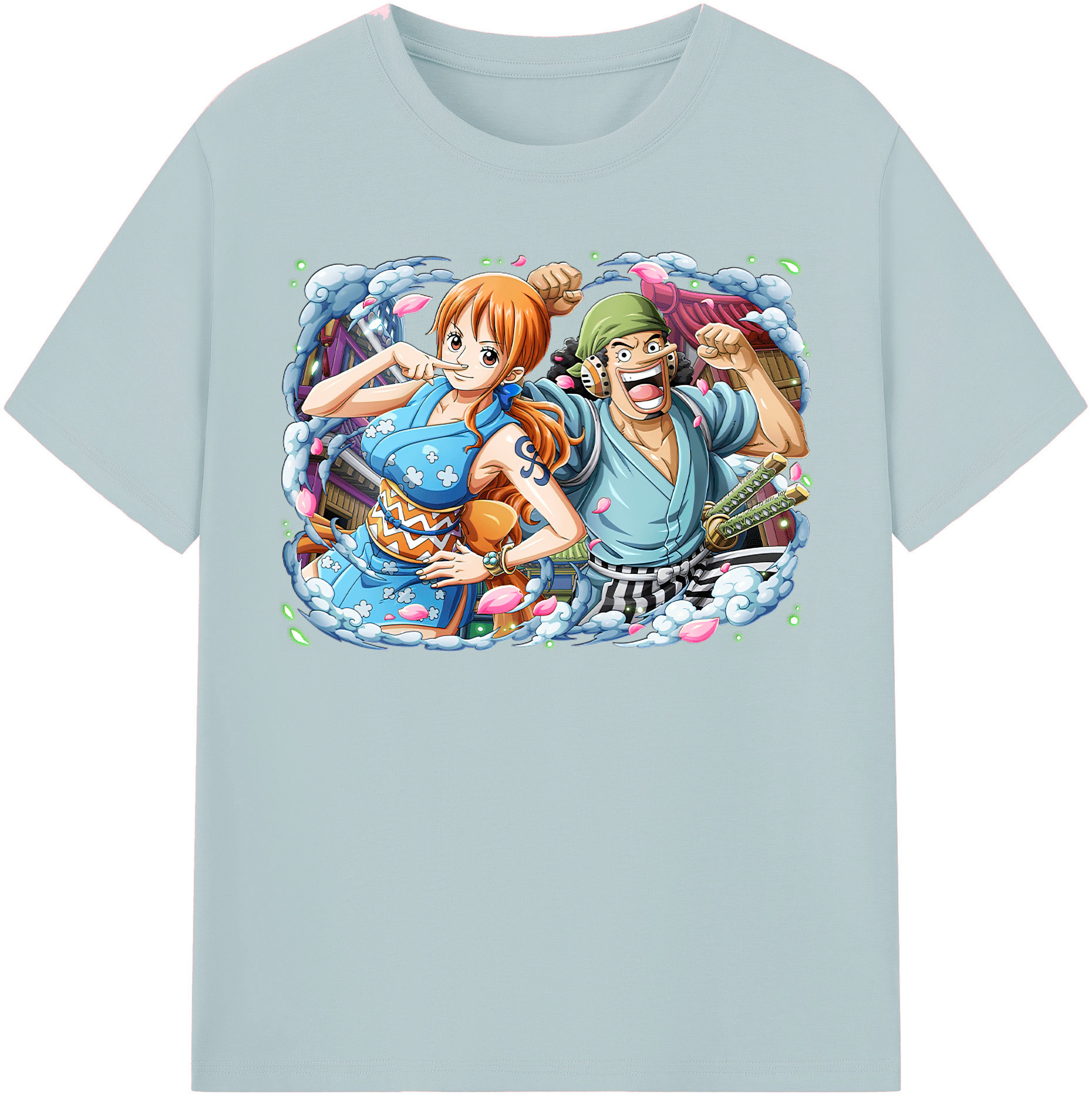 ワンピース ナミ ONE PIECE Nami 綿100％半袖Tシャツ（フロントプリント）
